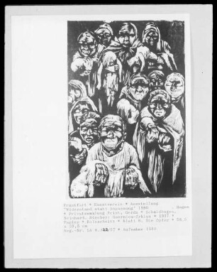 Guernica-Zyklus — Blatt 8, Die Opfer