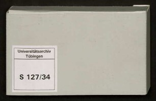 Stammbuch Adolf (Adolph) Diesterweg : geb. 1790 in Siegen, gest. 1866 in Berlin, Mathematikstudent in Tübingen, berühmter Pädagoge und Publizist
