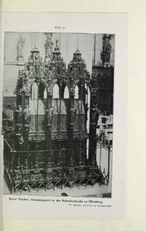 Tafel 21. Peter Vischer, Sebaldusgrab in der Sebalduskirche zu Nürnberg
