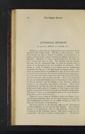 Liturgical Revision