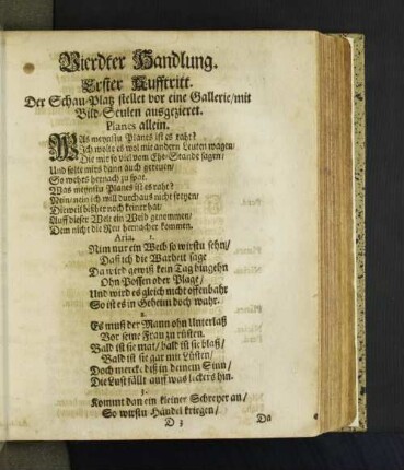 Vierdter Handlung.