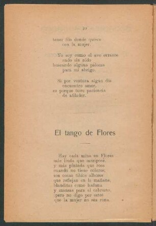 El tango de flores