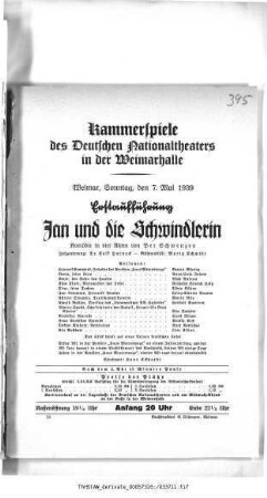 Jan und die Schwindlerin