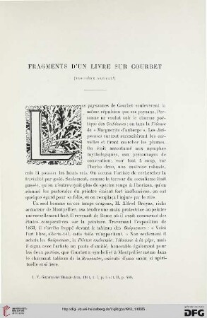 4. Pér. 7.1912: Fragments d'un livre sur Courbet, 3