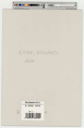 Erbe, Eduard, Kesselschmied
