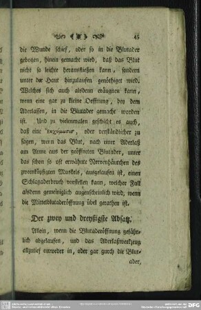 Der zwey und dreyßigste Absatz