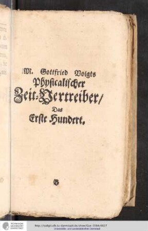 Das Erste Hundert
