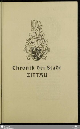 Chronik der Stadt Zittau