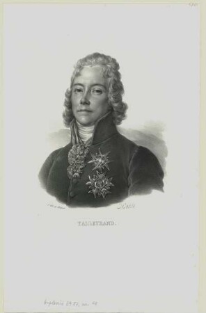 Porträt von Charles-Maurice de Talleyrand-Périgord