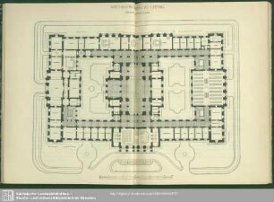 Reichsgerichtsbau zu Leipzig. Oberes Hauptgeschoss