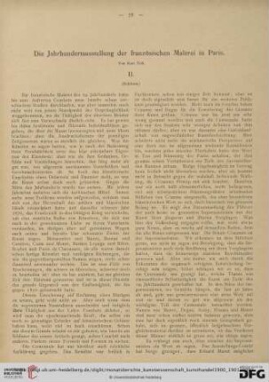 Die Jahrhundertausstellung der französischen Malerei in Paris, 2
