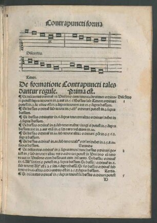 De formatione Contrapuncti tales dantur regule.