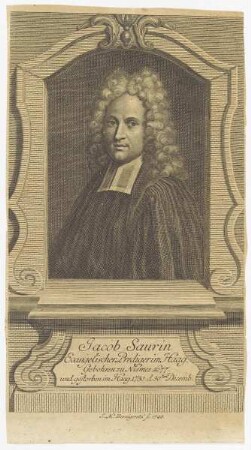 Bildnis des Jacob Saurin