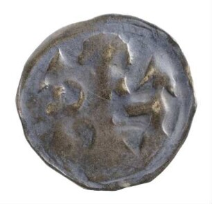 Münze, Pfennig, um 1345/50