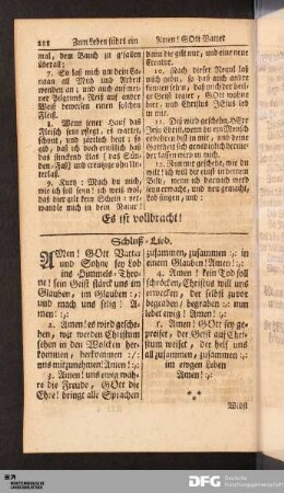 Schluß-Lied.