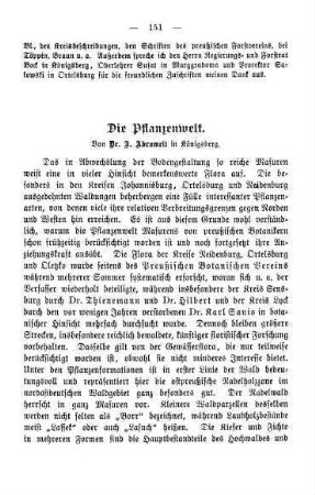Pflanzenwelt