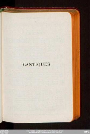 Cantiques