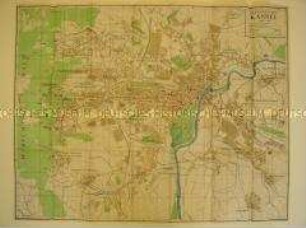 Stadtplan von Kassel und Wilhelmshöhe