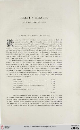 Bulletin mensuel: juin et juillet 1866