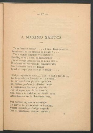 A Máximo Santos