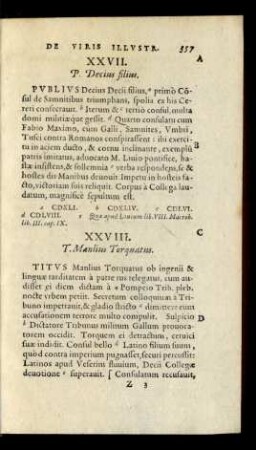 XXVIII. T. Manlius Torquatus.