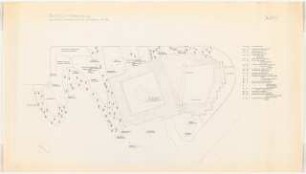 Grünflächen an der Otto-Suhr-Siedlung, Berlin-Kreuzberg: Kinderspielplatz am Haus 8: Lageplan mit Pflanzplan 1:50