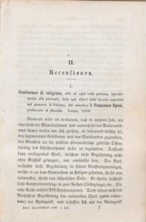 97-131 [Rezension] Spezi, Francesco, Conferenze di religione