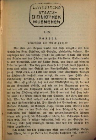 Gesammelte Schriften, 5. Dramaturgische Blätter (Fortsetzung). Kritiken