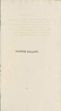 Spanish Ballads
