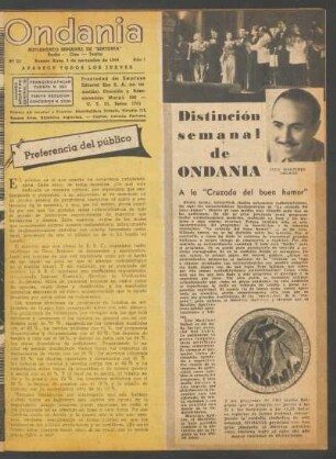 1944,1,22: año 1, no. 22 (2 de noviembre de 1944)