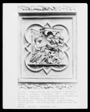 Nordtür — Christusszenen — Tempelreinigung