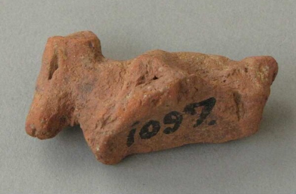 Clay animal figurine (vessel fragment)