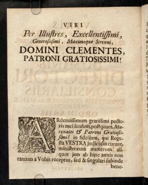 Viri Per Illustres, Excellentissimi, Generosissimi, ...