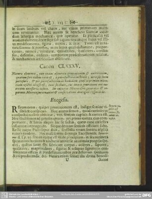 Canon CLXXXV