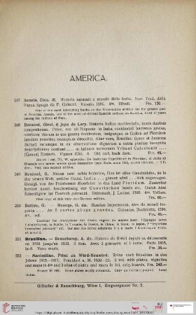 America (Nr. 247 - 306)