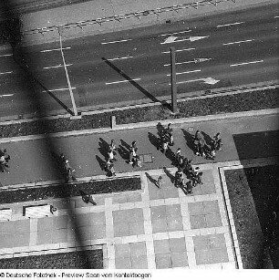 Dresden, Nachtaufnahme, Serie: "Baugebiet Stübelallee", Bau der 6-geschossigen Wohnhäuser