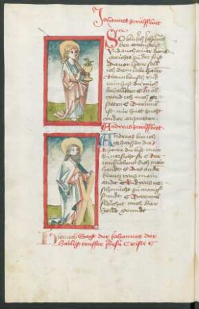 Johannes ap. und Andreas ap.