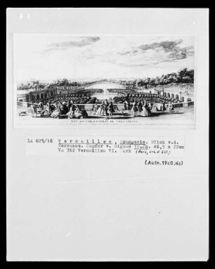 Versailles, Blick von der Terasse oberhalb der Orangerie