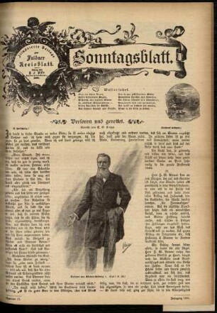 Ausgabe vom Sonntag, den 28. April 1901.