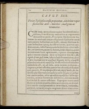 Caput XIII. - Caput XVI.