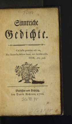 Sinnreiche Gedichte