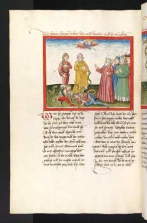 Als die Schlangen viele Juden töten, bittet Moses Gott um Hilfe