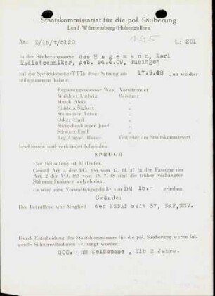 Hagemann, Karl