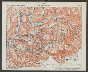 Skizze 34. Italien. Die Tiroler Front 1916.