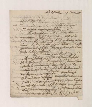 Brief von Carl Wilhelm Silberberg an Joseph Heller