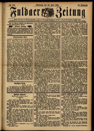 Ausgabe vom Mittwoch, den 26. Juli 1893.