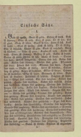 Einfache Saetze