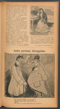 Entre personas distinguidas - [Viñeta cómica]
