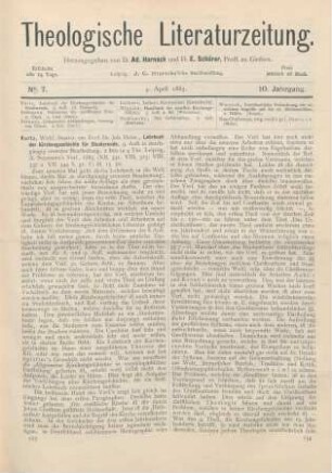 153-155 [Rezension] Kurtz, Joh. Heinr., Lehrbuch der Kirchengeschichte für Studierende. 9. Aufl. in durchgängig erneuter Bearbeitung. 2 Bde in 4 Tln