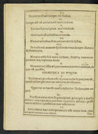 Geometrica De Puncto.